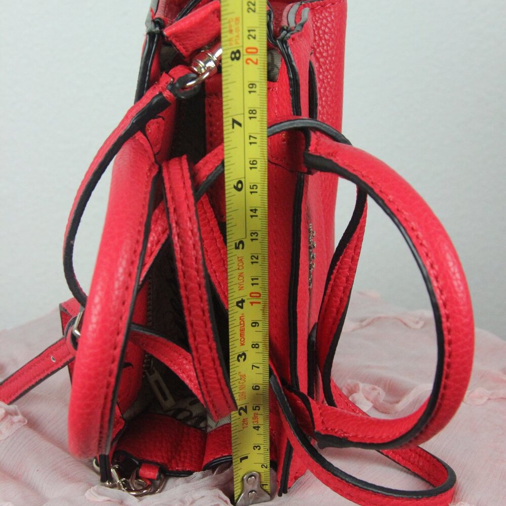 Guess, Hand or Shoulder Bag, Red, MINIMAL USE - Picture 6 of 10